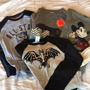 Lot of four long sleeved T-shirts Size 7